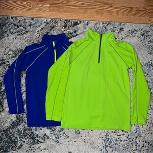 Bundle of 2 Energy Zone Youth Kids Boys Pullover Active Quarter Zip